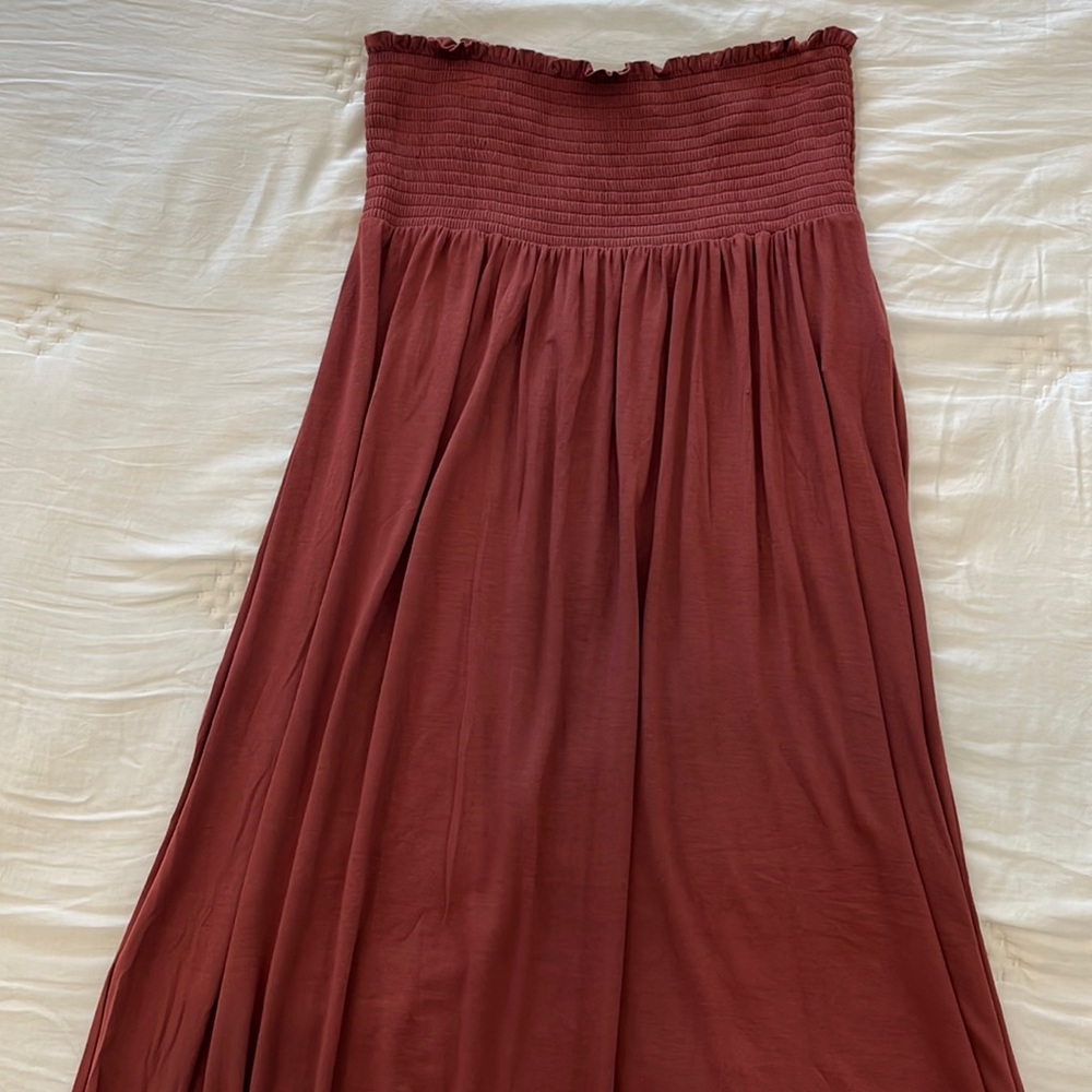Fall colored maxi skirt